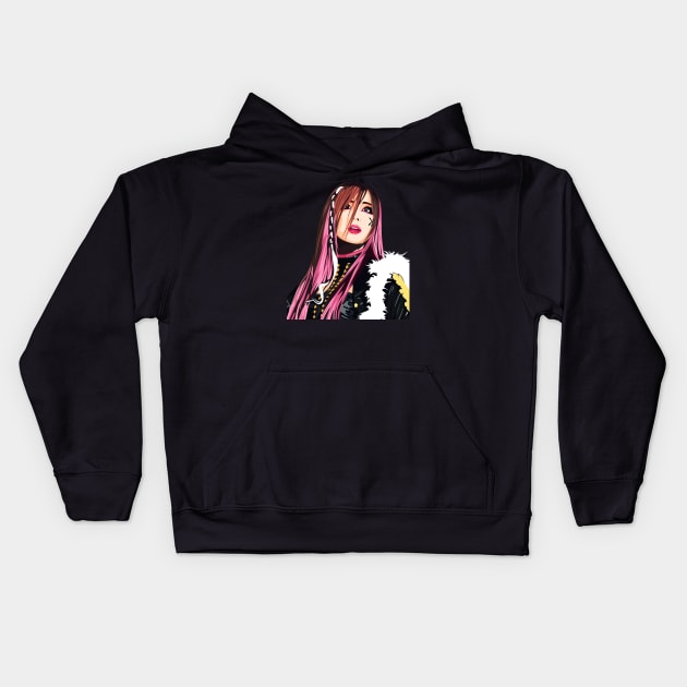 Kairi Sane illustration Kids Hoodie by GadhaArt